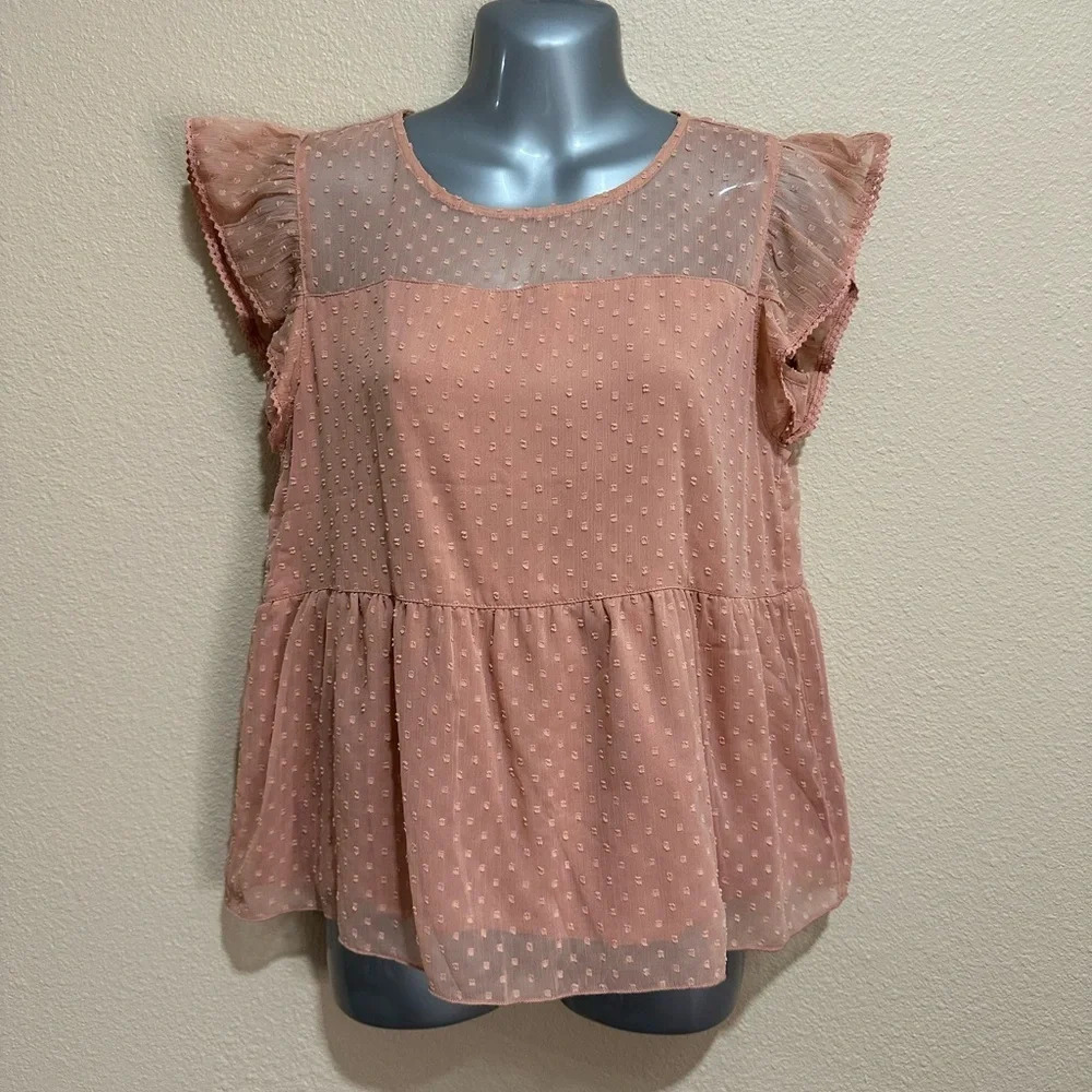 ABERCROMBIE KIDS Babydoll Top, Size 15/16